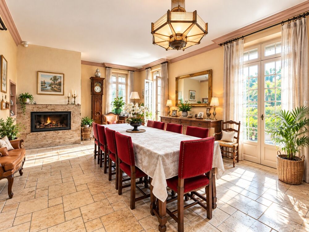 Vente Maison MERDRIGNAC (22) – Élégante maison de maître avec 7 chambres, véranda, dépendances et parc arboré de plus de 2 700 m² Merdrignac