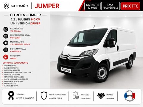 Citro&euml;n Jumper 1&deg; Main / 2.2L B HDI 120cv Pack DRIVER L1H1 CLIM/REGUL/LIMIT 2022 occasion Abbecourt 60430