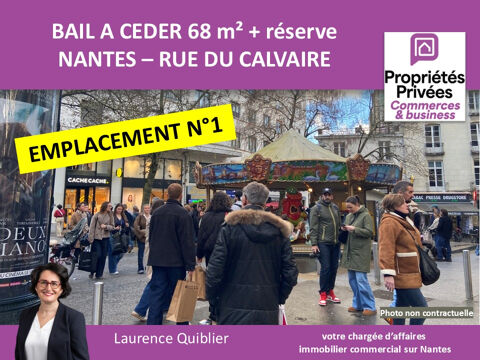 44000 NANTES - BAIL A CEDER 68 M&sup2; EMPLACEMENT PRIME 65990 44000 Nantes