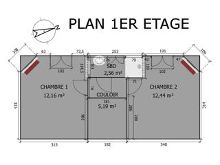  Maison � louer 3 pi�ces 70 m�