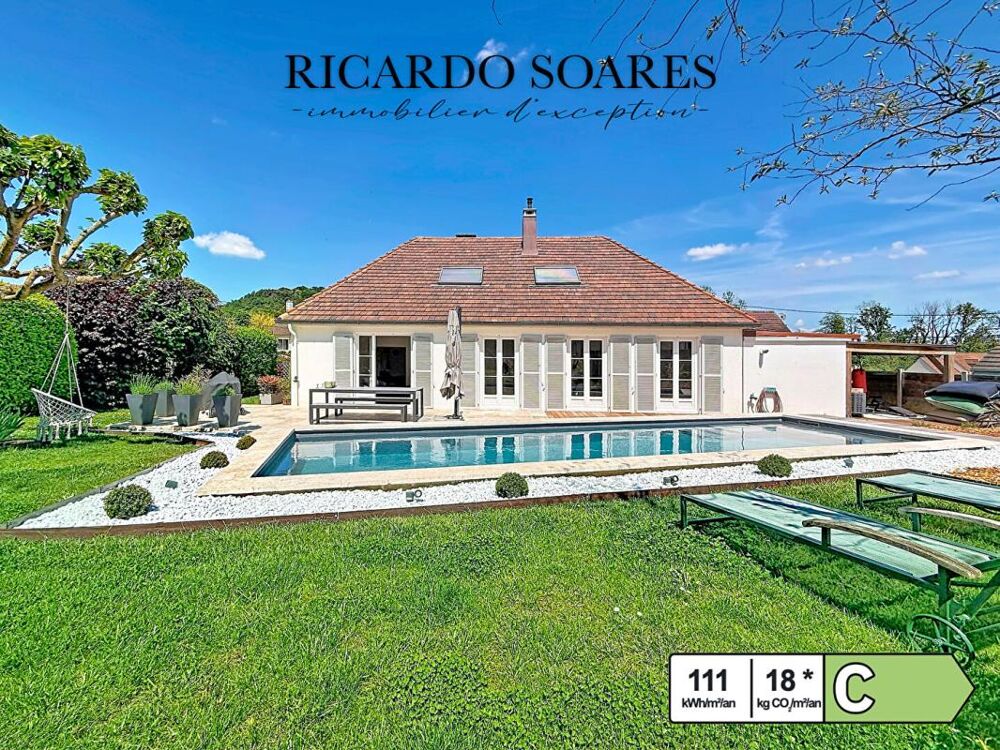 60940 CINQUEUX - MAISON DE CHARME 150m² / 4 CHAMBRES / MAGINIFQUE PISCINE / JARDIN 1488m²