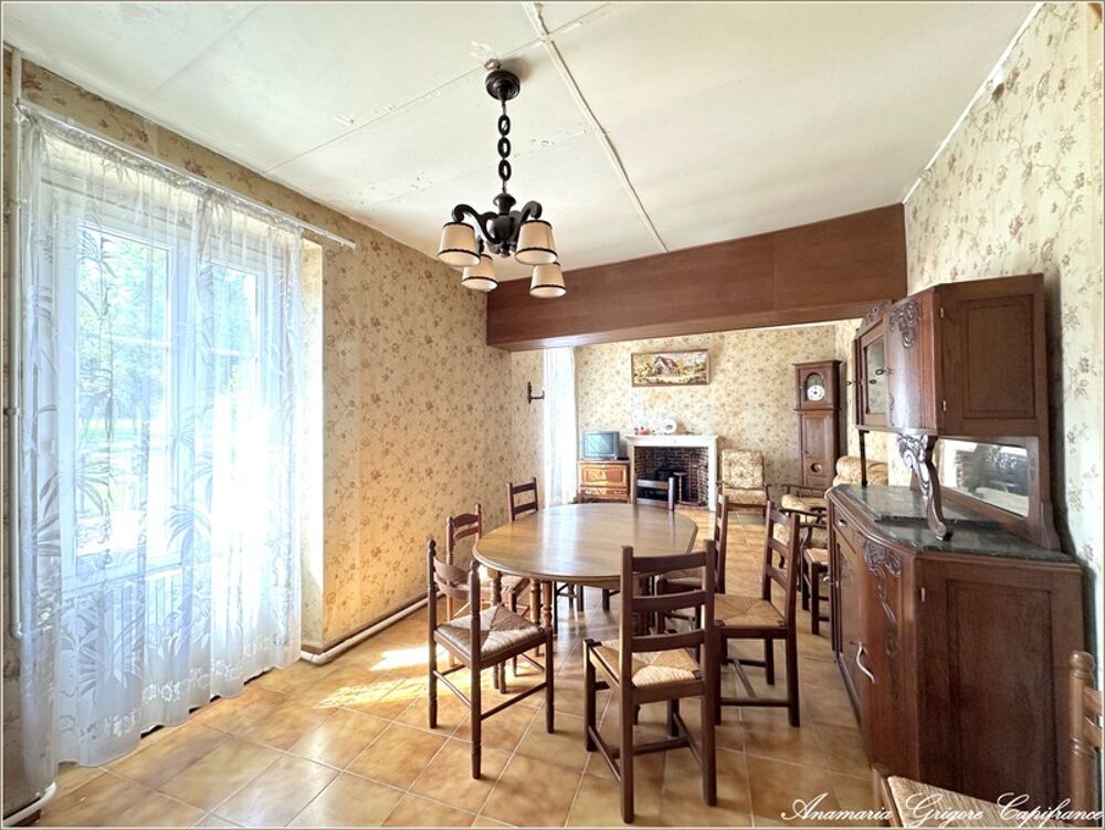 Frazé (28160) Longère de plain-pied à rénover 100 m² habitable, jardin 1676 m²  Proche Château