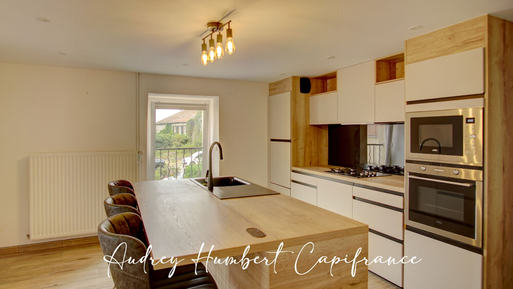 Maison rénovée à vendre REZONVILLE-VIONVILLE (57) - grand séjour avec cuisine ouverte - 3 chambres - grand garage - potentiel d'
