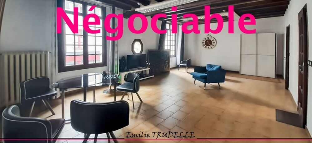 Maison à vendre 8 pièces SAINT CALAIS (72) Ensemble immobilier à fort potentiel : local commercial + appartement en duplex avec