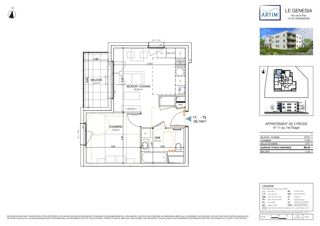  Appartement � vendre 2 pi�ces 39 m�