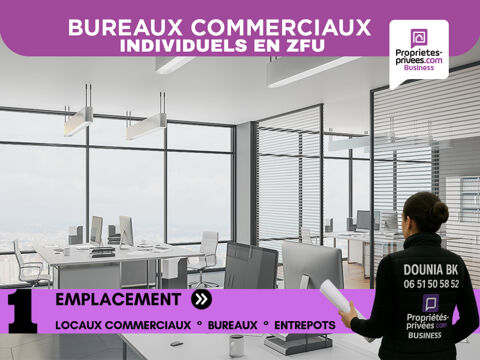   BUREAUX À LOUER EN QPV (ex-ZFU) / Accès PMR ? Idéal professions médicales ou activités 
