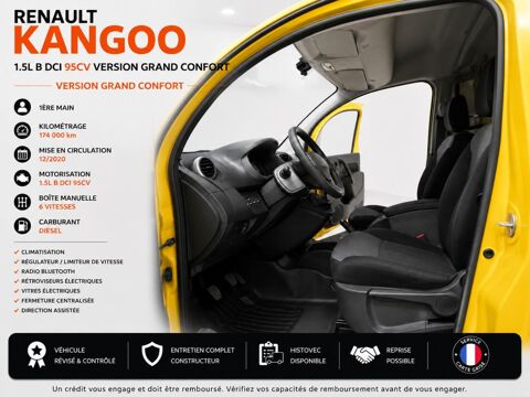 Kangoo Express 1&deg; Main / 1.5L B DCI 95cv de 2021 version GRAND CONFORT CLIM 2021 occasion 60430 Abbecourt