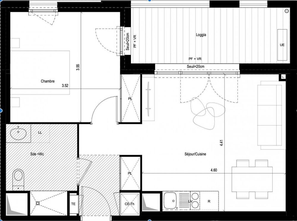 Vente Appartement Appartement L'UNION  - 2 pice(s) 45 m2 Saint jean