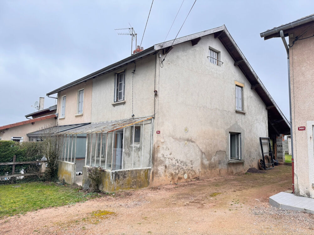 Maison à vendre 3 pièces - CHASSIGNY SOUS DUN - 68 m² - 2 chambres - dependances - 298 m²