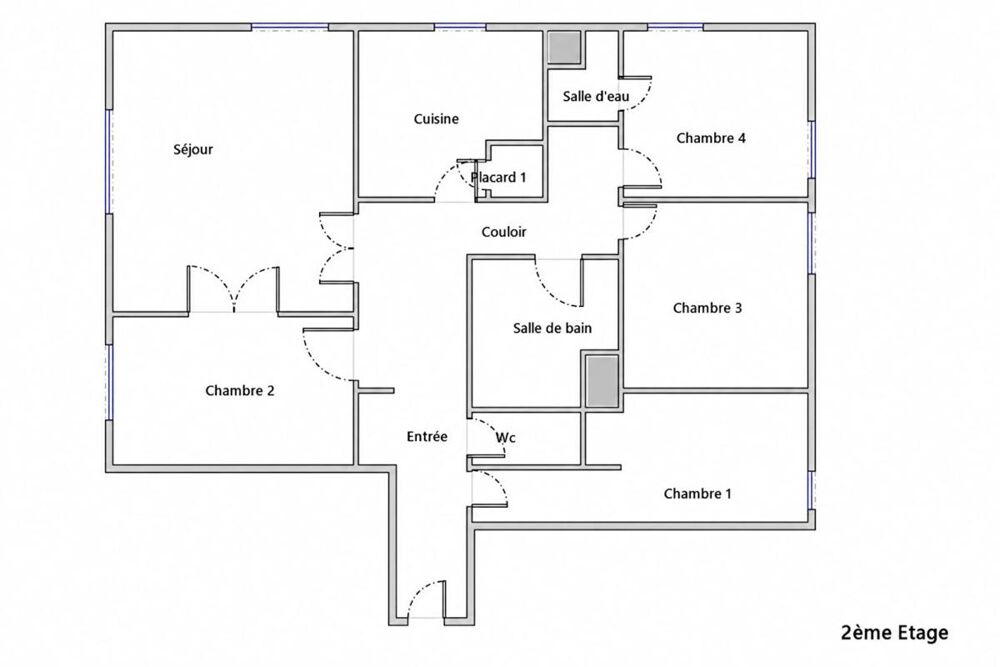 Appartement La Garenne Colombes 5 pièce(s) 96.91 m2