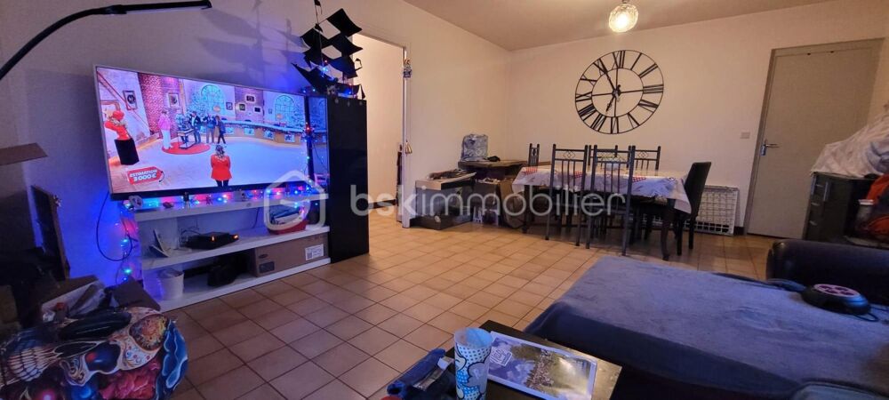 MAISON DE PLAIN PIED 90 M2, 3 CHAMBRES, GARAGE ET JARDIN DE 614 M2