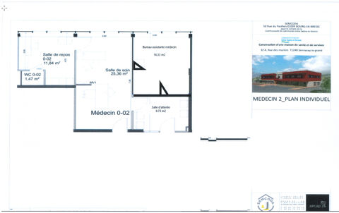 SENNECEY LE GRAND - Cabinet M&eacute;dical 858 71000 Sennecey le grand