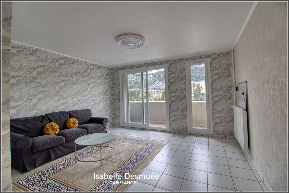 Vente Appartement T4 traversant 78 m² – 3 chambres – Balcon – Vue dégagée sur les massifs – DPE C Echirolles