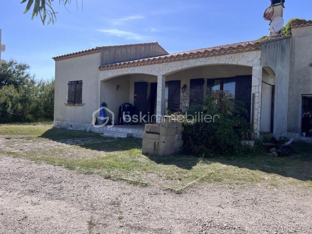 Vente Maison villa de plain pied à rénover de 65,51  m2  avec terrasse couverte de 16 m2 sur 489 m2 de terrain Frontignan