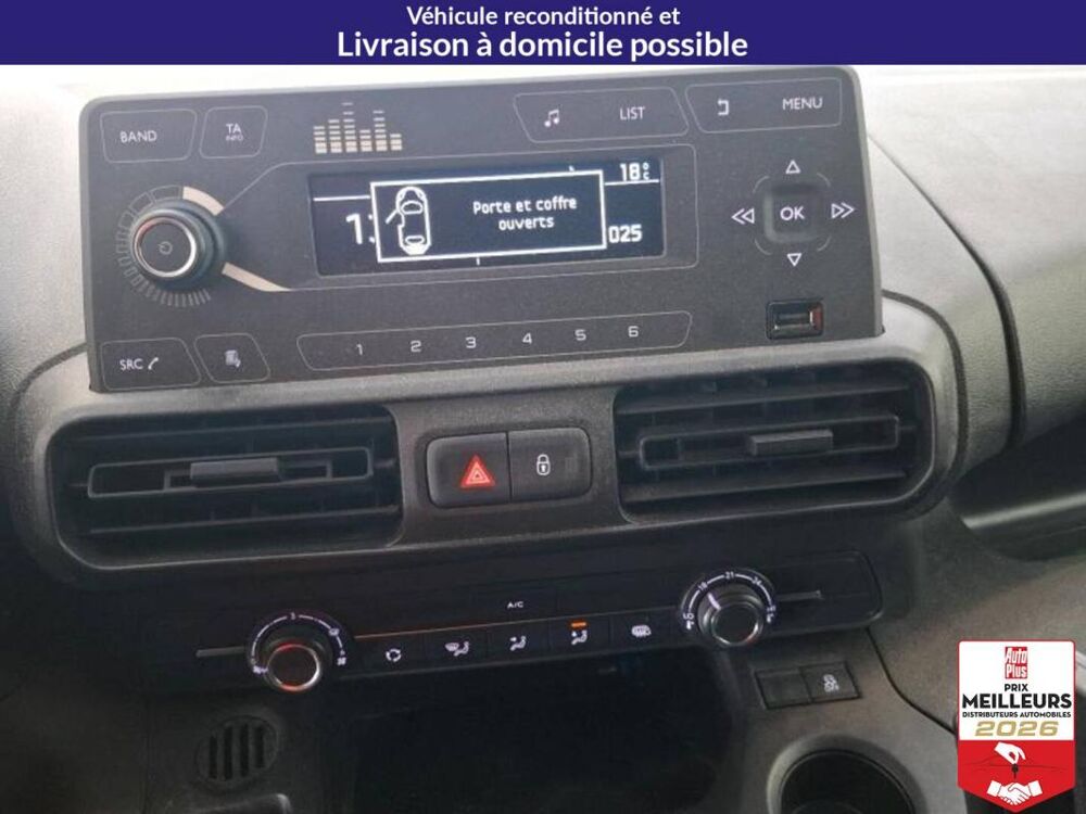 Berlingo VAN M 650 BLUEHDI 75 CLUB 2020 occasion 10150 Lavau