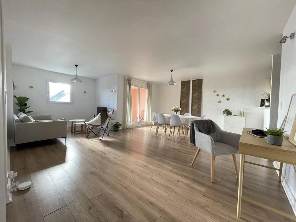 Vente Appartement T3 87 m² + 2 balcons 5 et 6 m² + 2 Parkings privés + cave – 2ème – Vannes ouest - Pieces de vie 42 m² Vannes
