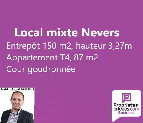 58000 NEVERS - ENTREPOT + LOGEMENT 66000 58000 Nevers
