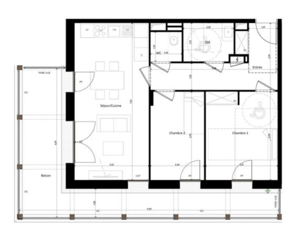 Vente Appartement A vendre T3 avec terrasse 25m2 ANNEMASSE (74) Annemasse