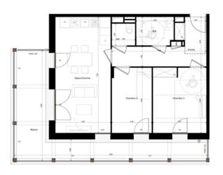  Appartement à vendre 3 pièces 61 m²