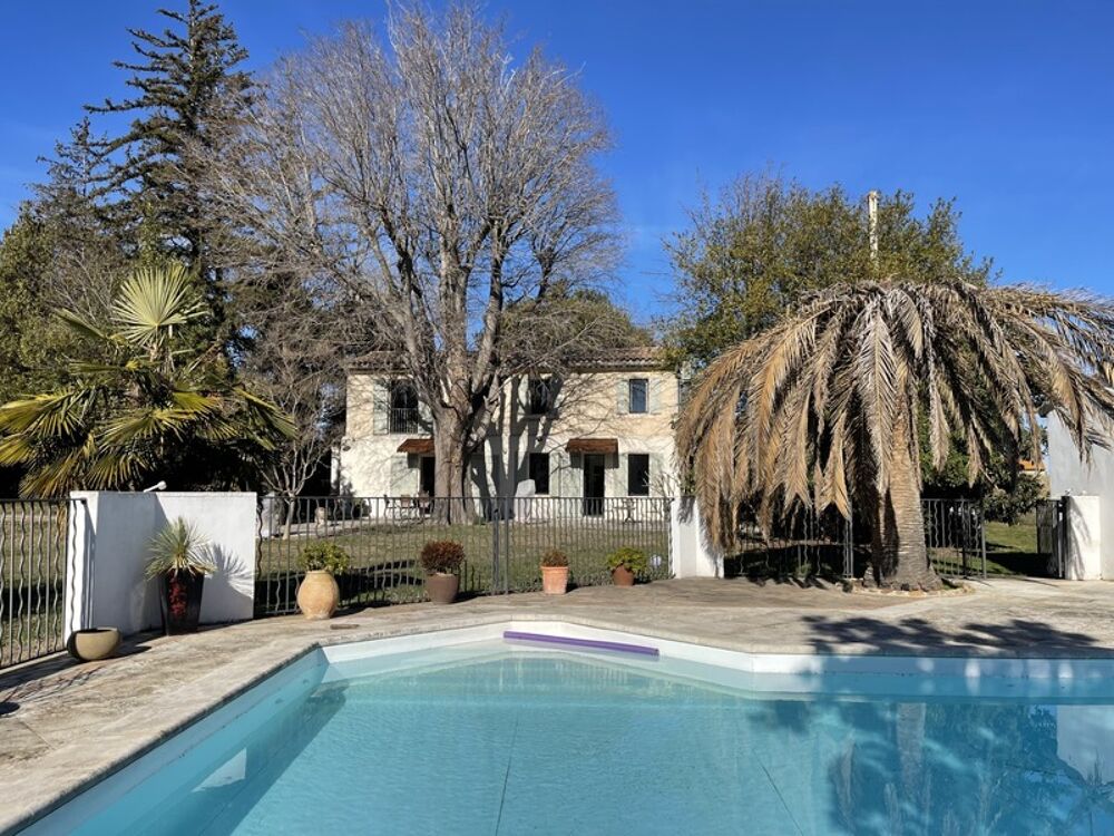 Vente Maison Dpt Bouches du Rhne (13),  vendre entre ARLES et les ALPILLES, Mas rnov 5 chambres, piscine, jardin Arles
