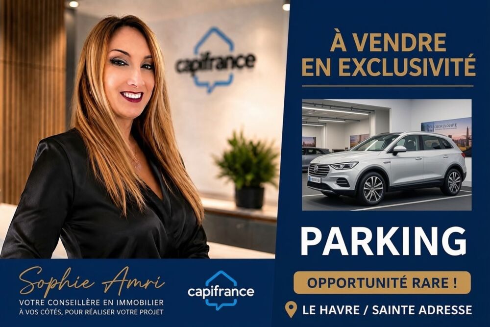 Vente Parking/Garage * Exclusivité Sophie Amri * Parking à Sainte-Adresse Sainte adresse