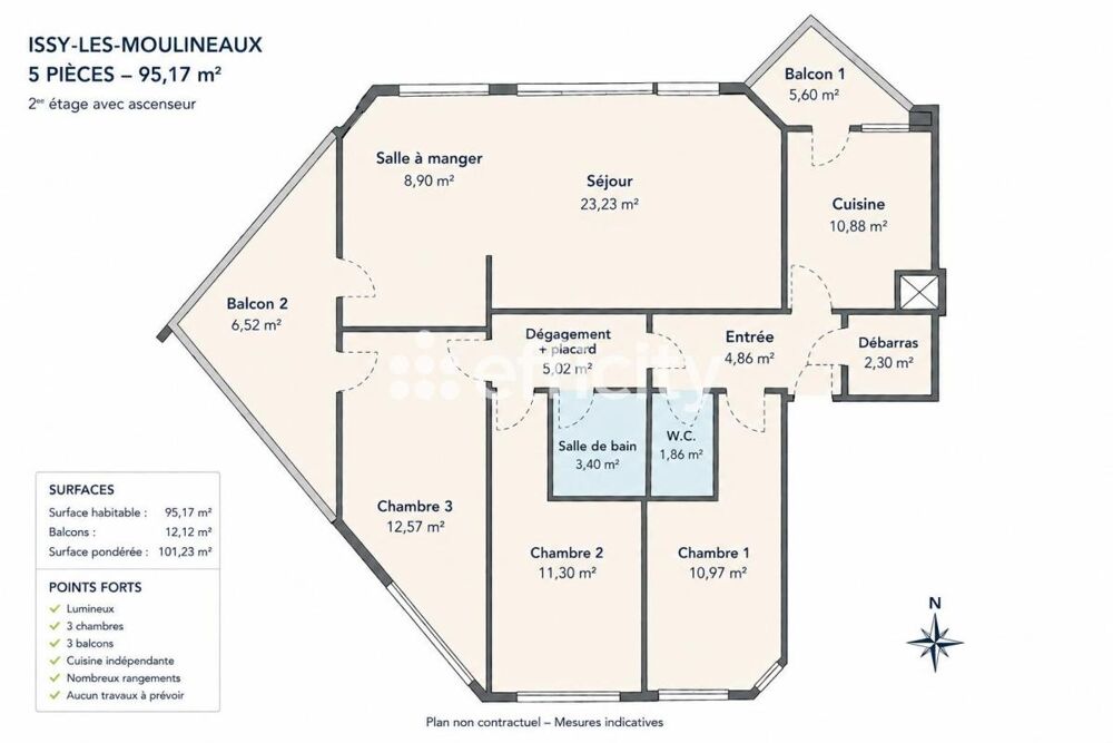 � vendre  Appartement Issy-les-Moulineaux (92130)