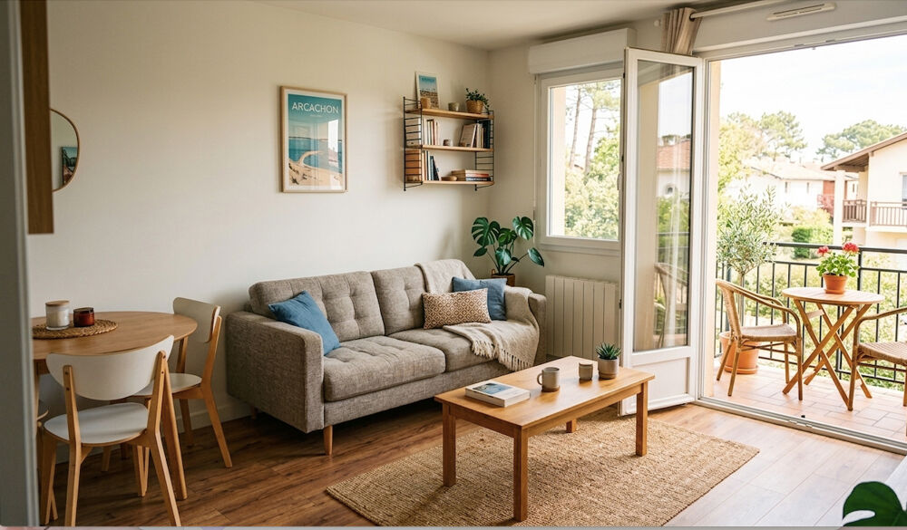 Vente Appartement 2 PIECES avec extérieur + parking La teste de buch