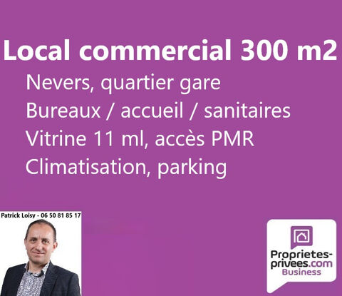NEVERS - LOCAL COMMERCIAL 300 M2 178000 58000 Nevers