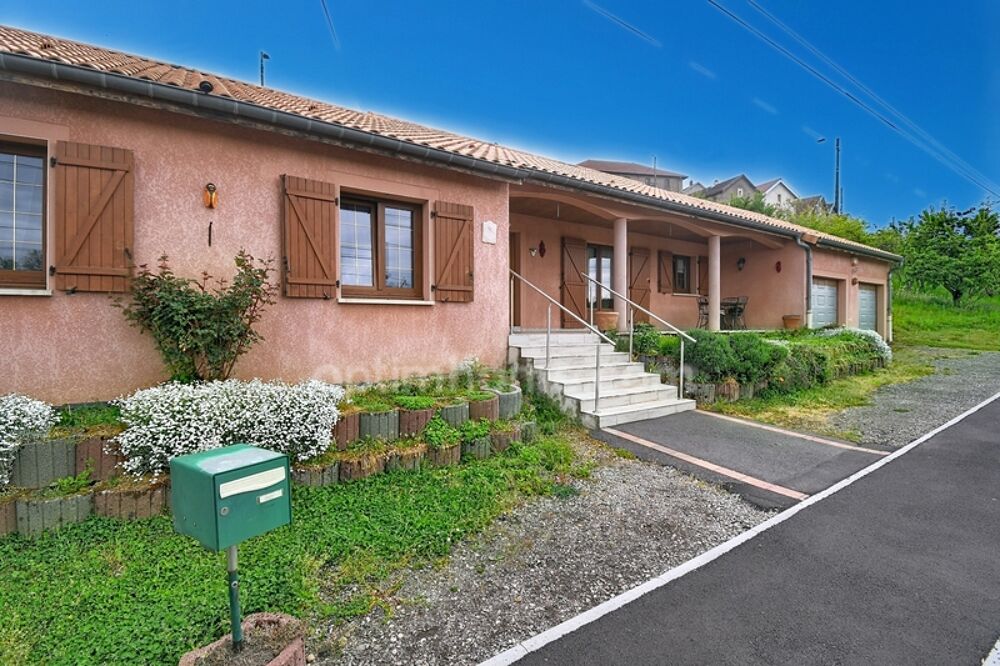 Vente Maison MAISON PLAIN PIED 129M2 - 3 CHAMBRES - 2 GARAGES - TERRAIN 10 ARES 45 - 2 TERRASSES Pierrepont