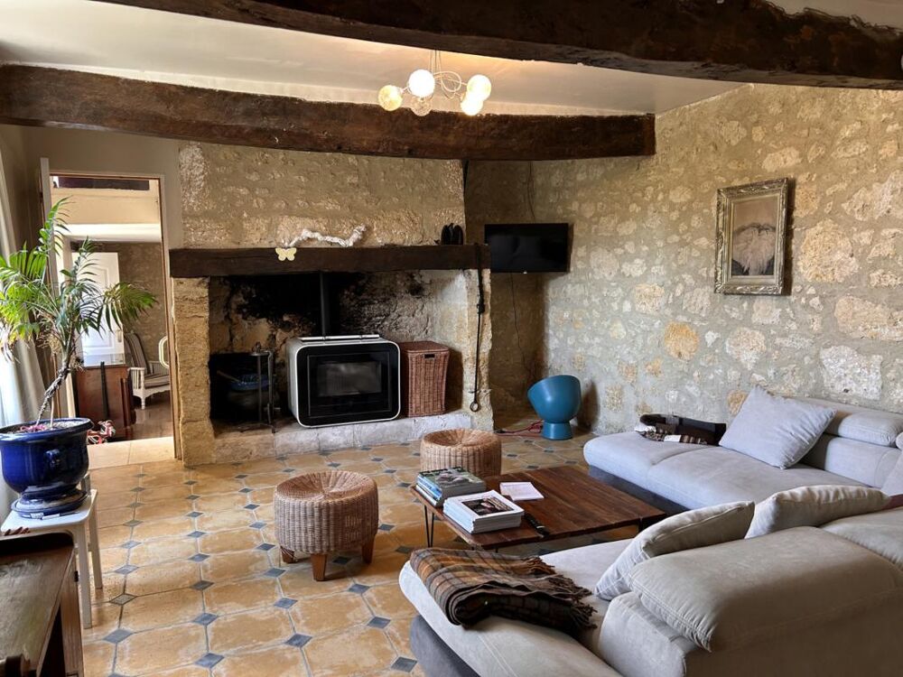 Vente Maison Charmante maison en pierre, jardin, piscine Ligardes