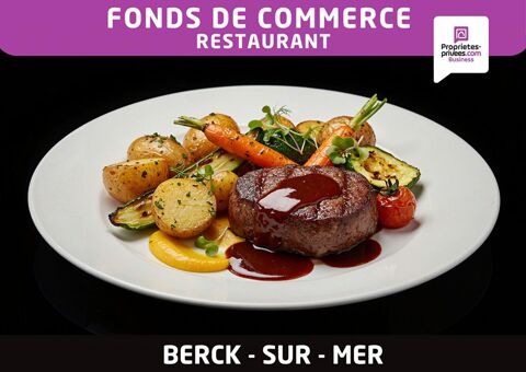 62600 BERCK - RESTAURANT 45 COUVERTS, TERRASSE 25 PLACES 150000 62600 Berck