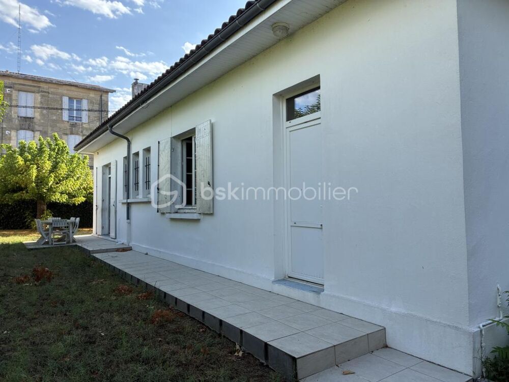 Maison Plain-Pied Centre Ville 110m2 3chs Terrain de 1000m2 228000€ Sauveterre- de- Guyenne