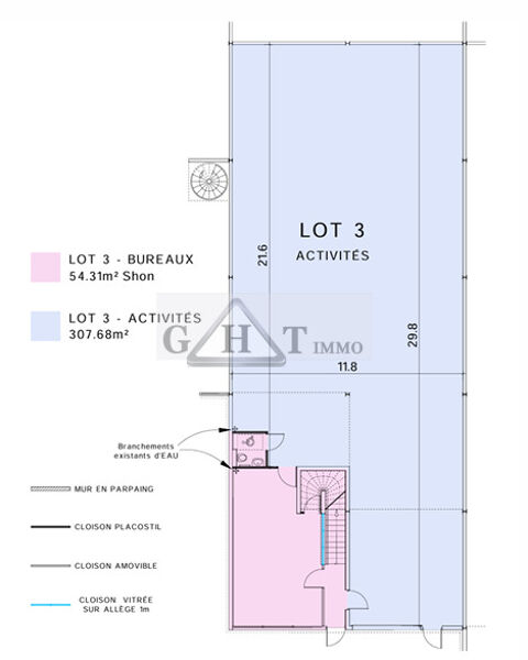   A LOUER 470 M² ENTREPOT BUREAUX A SAINT-OUEN SUR SEINE 