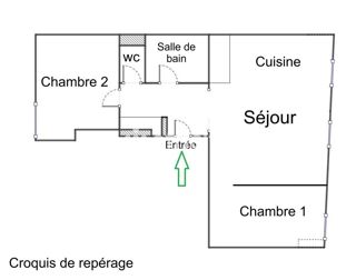  Appartement � vendre 3 pi�ces 50 m�