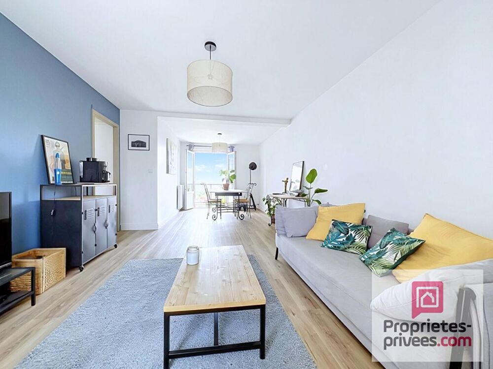 Appartement T4 traversant avec balcon