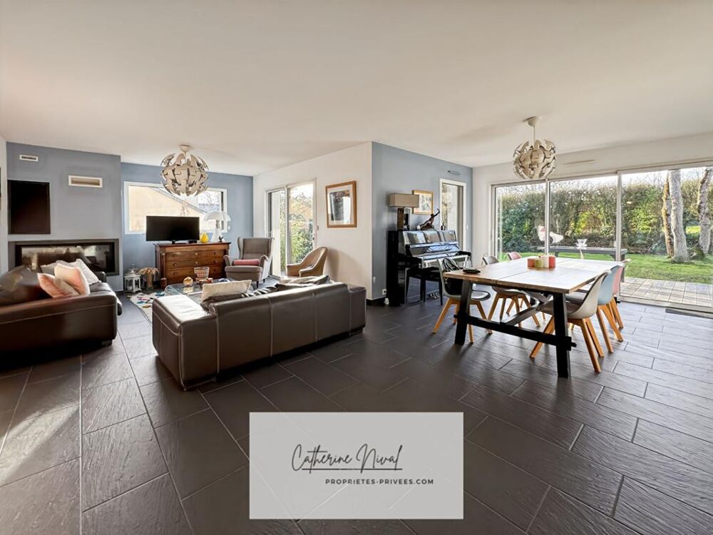 Pornichet , Maison contemporaine 2016, 5 chambres, un bureau, une salle de jeux