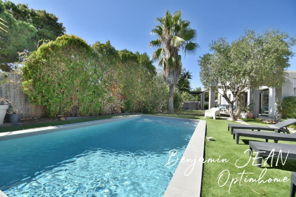 Vente Maison SÉRIGNAN – ÉLÉGANTE CONTEMPORAINE AVEC PISCINE DANS UN CADRE PRIVILÉGIÉ Serignan