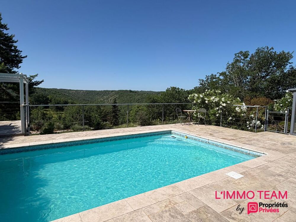 Vente Maison Pradines (46090), maison 5 chambres 210 m2 sur 5000 m² de terrain avec piscine Cahors