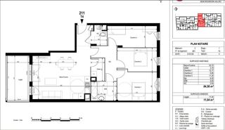  Appartement � vendre 4 pi�ces 85 m�