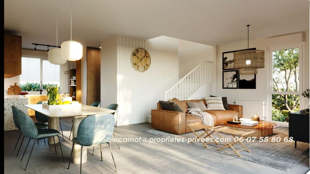 Maison 4 pièces sur 2 niveaux avec garage