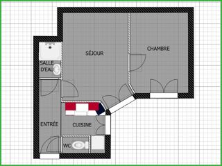  Appartement � vendre 2 pi�ces 34 m�