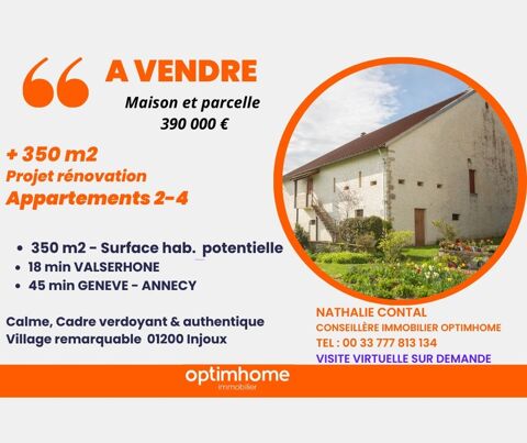 Maison en pierre / Appartements 390000 Injoux-Gnissiat (01200)