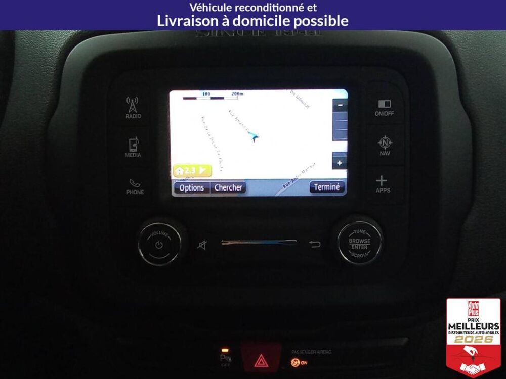 Renegade 1.4 I MultiAir 140 Longitude +Clim auto + 2017 occasion 10150 Lavau