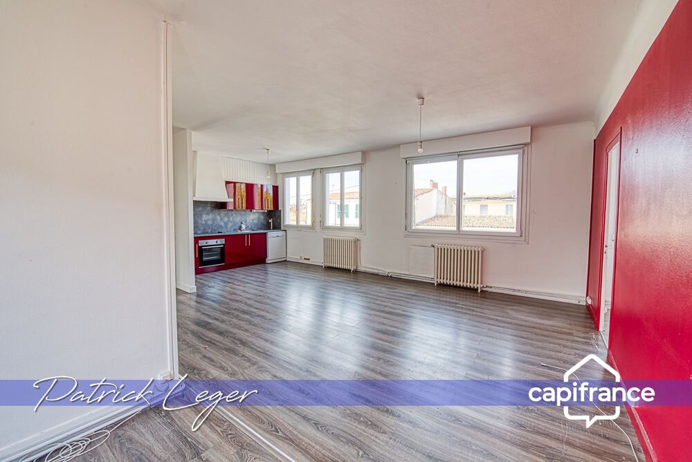   Immeuble de rapport de 160 m², avec local commercial au rez-de-chaussée, appartement T4 à l'étage, à 20 minutes à pied de la gar 