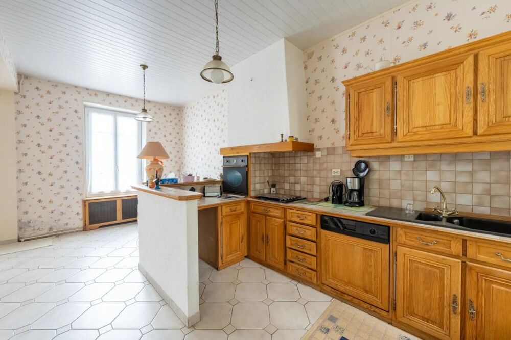 Maison ancienne 5 pièces avec grand terrain loué