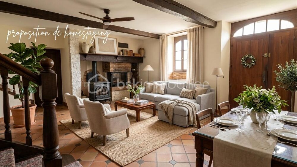 Ensemble immobilier Maison + grange