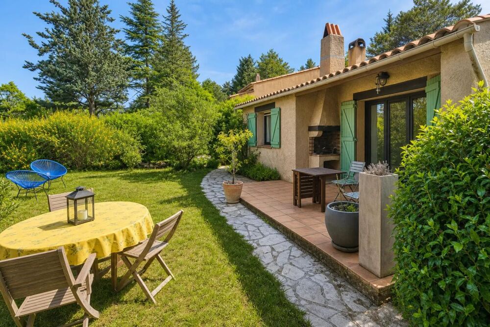 Vente Maison 83690 - TOURTOUR - DOMAINE SAINT PIERRE - MAISON 4 PIÈCES - 2 CHAMBRES - 86.0 M²  - TERRAIN DE 750.0 M² - GARAGE - CALME ABSOLU Tourtour