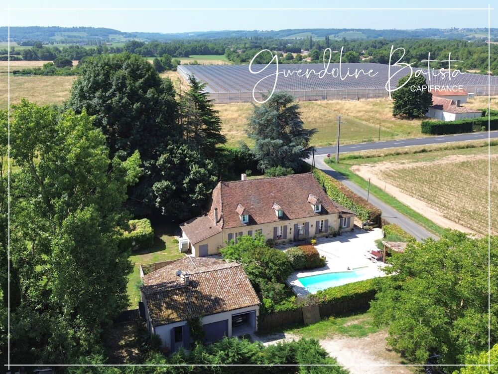 Propriété de charme en pierre avec gîte, piscine et parc arboré - LAMONZIE SAINT MARTIN (24)