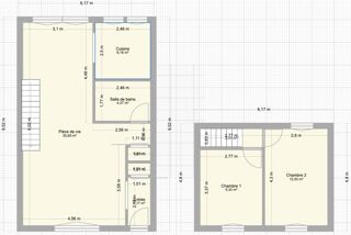  Maison à vendre 3 pièces 72 m²