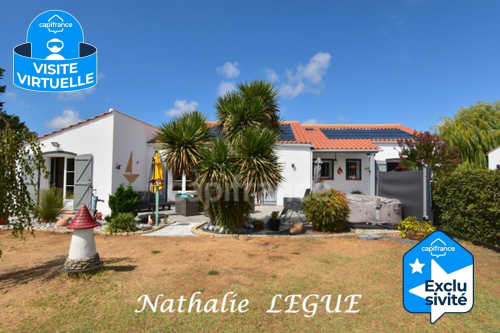 Vente Maison Vendée (85) entre CHALLANS et NOIRMOUTIER BEAUVOIR sur MER idéale pour famille d'accueil,  Maison à vendre 8 pièces , 160 m², 5 Beauvoir sur mer